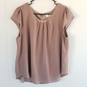 Twine & String cap sleeve top